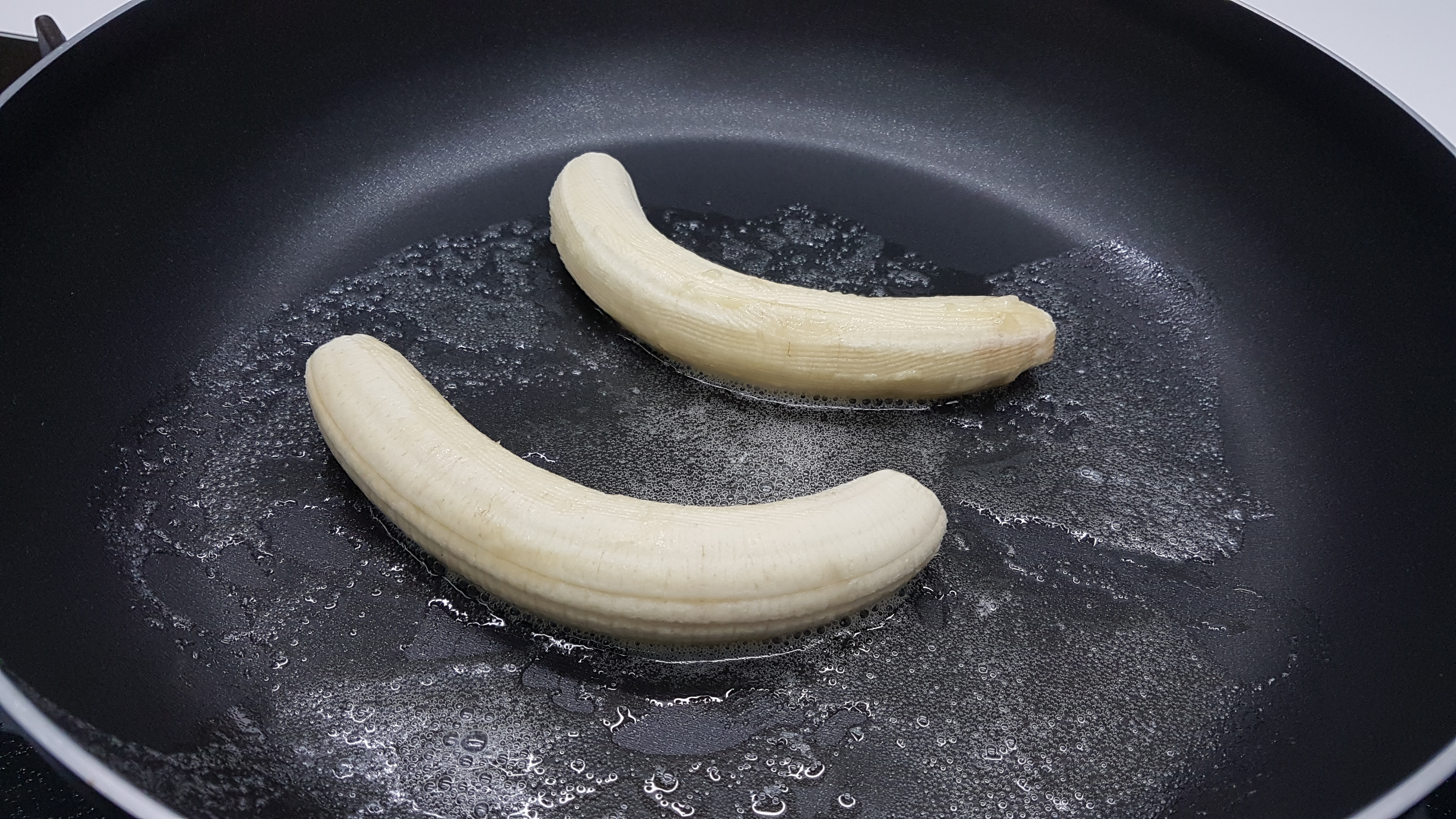 Banana flambè cocco e nutella