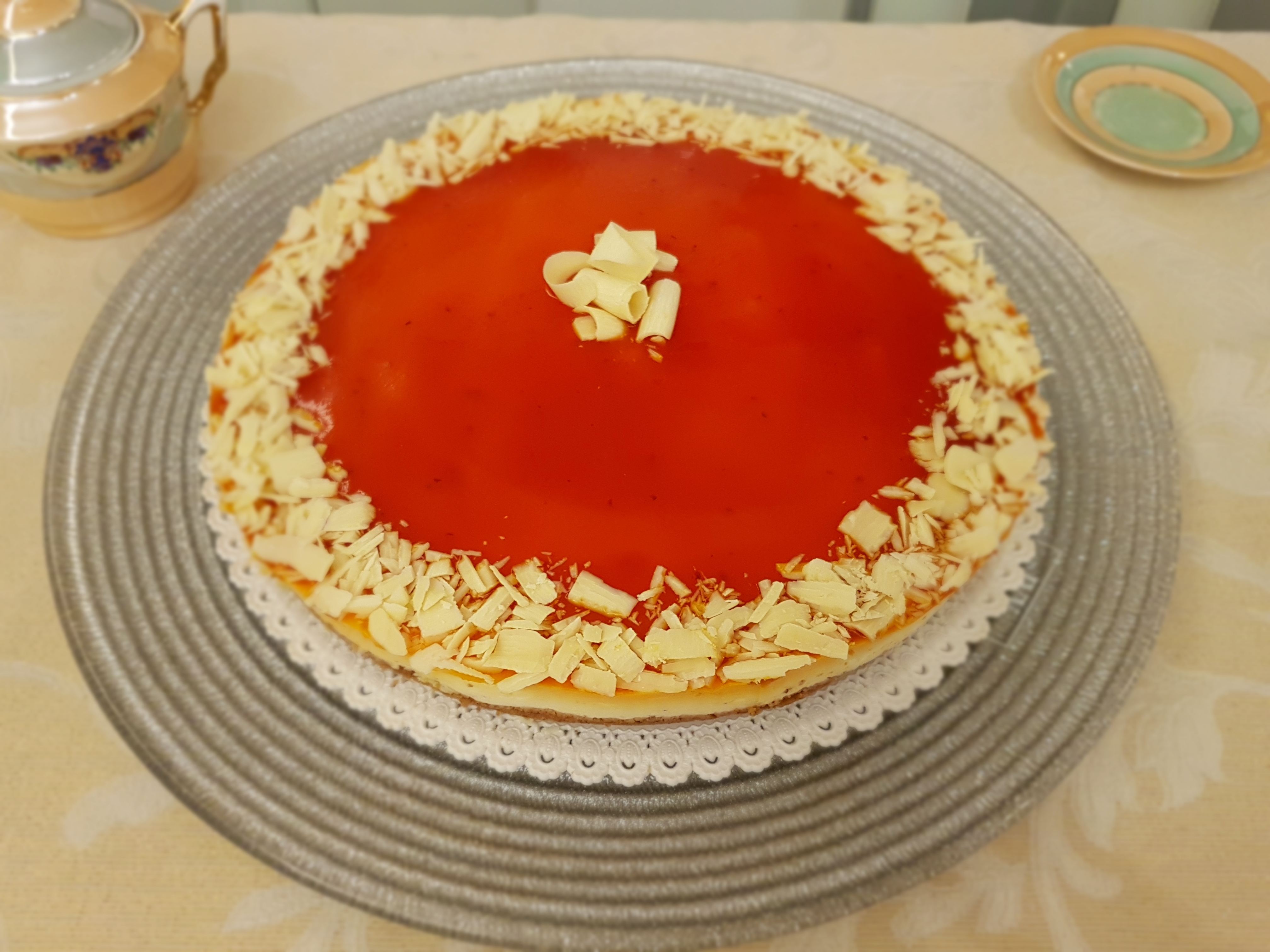 Cheesecake con topping di fichi d'India Bimby