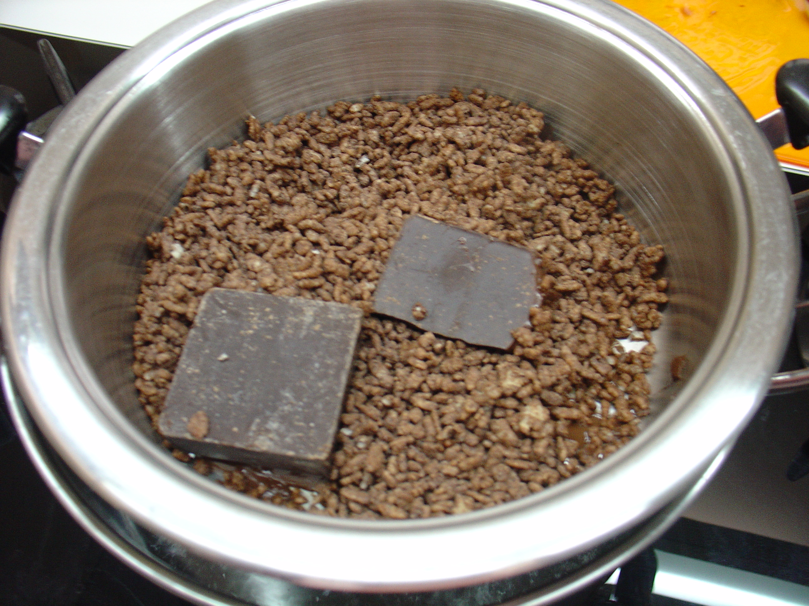 Cheesecake nutellosa con riso soffiato