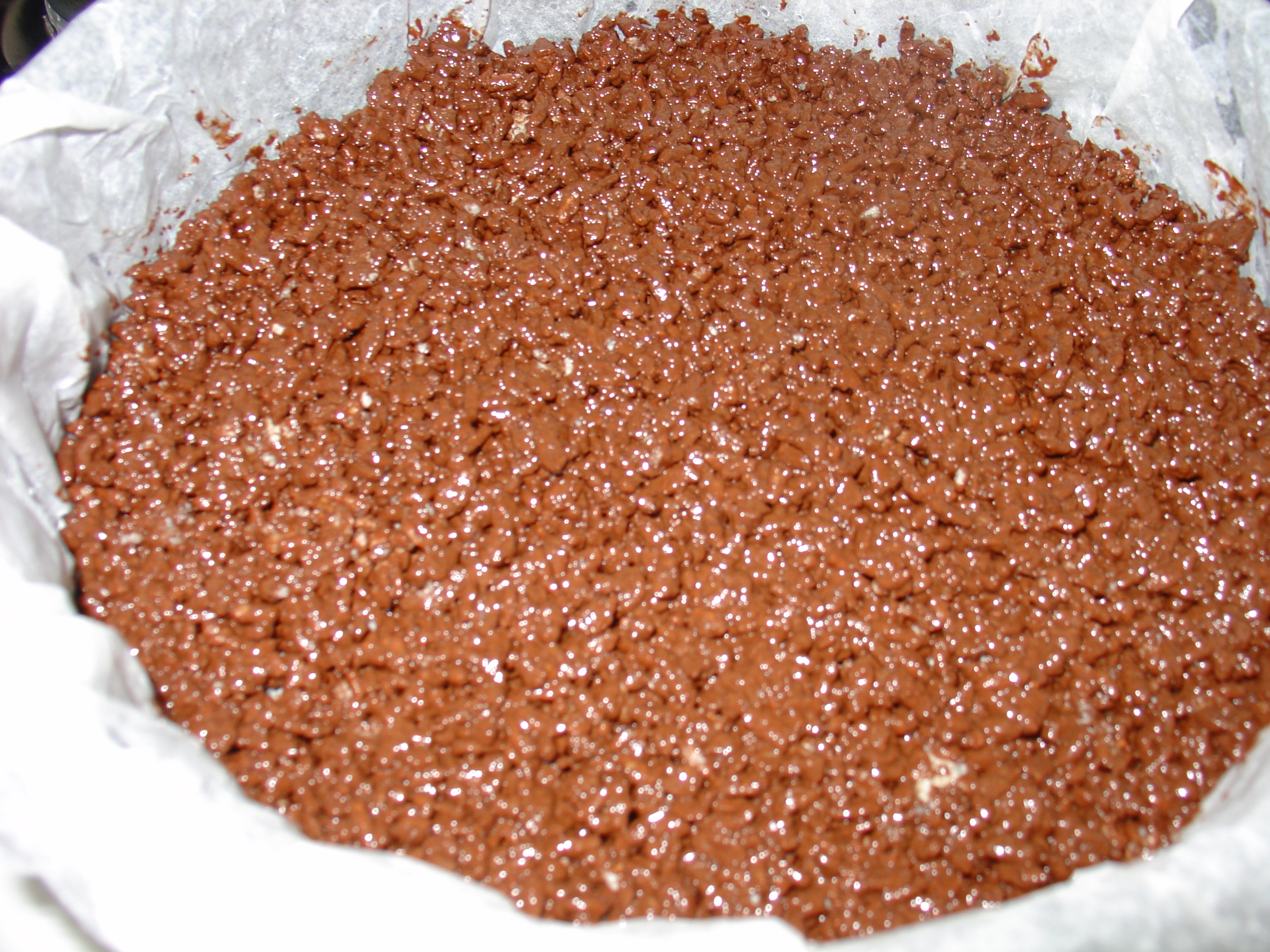 Cheesecake nutellosa con riso soffiato