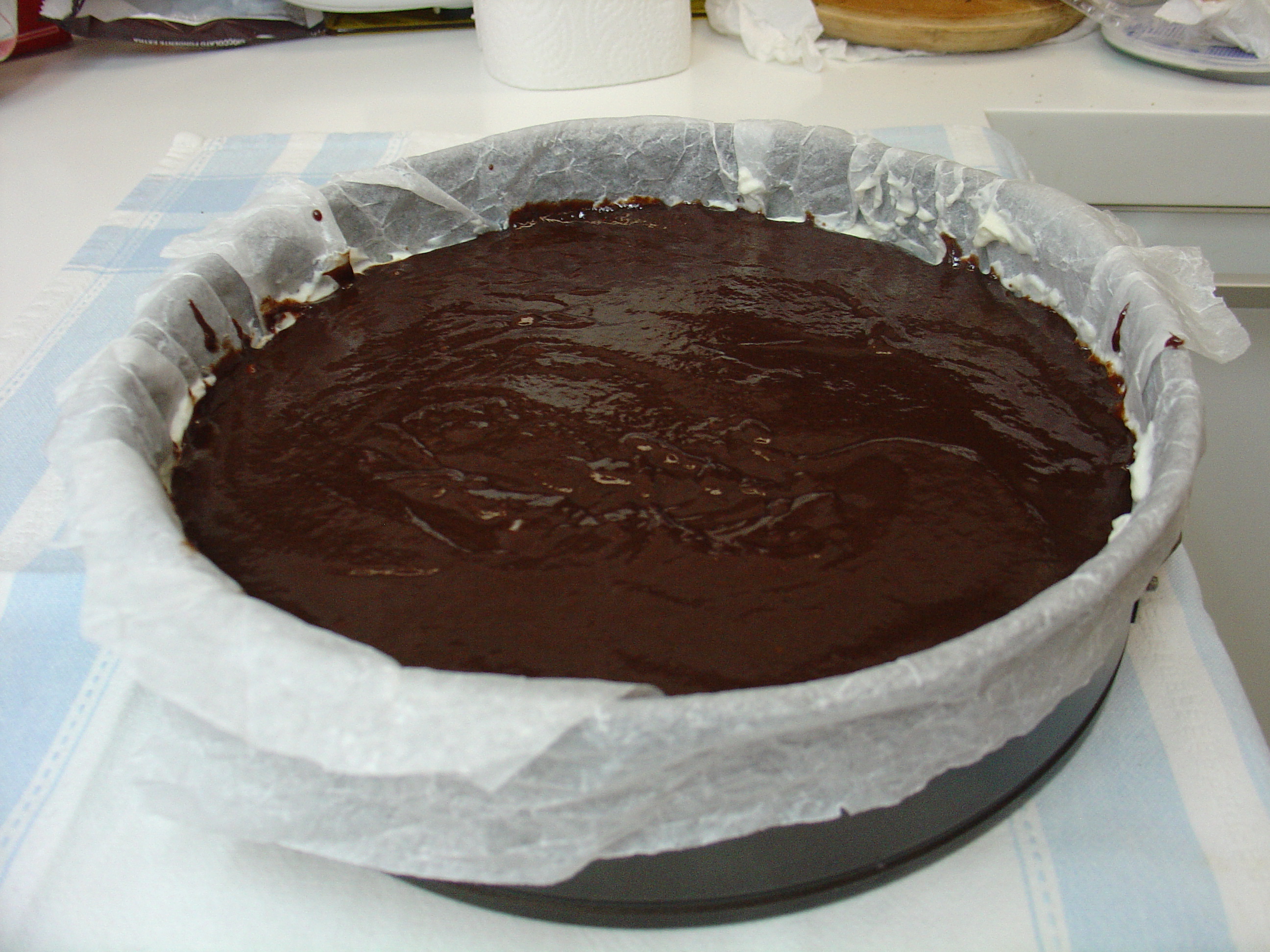 Cheesecake nutellosa con riso soffiato
