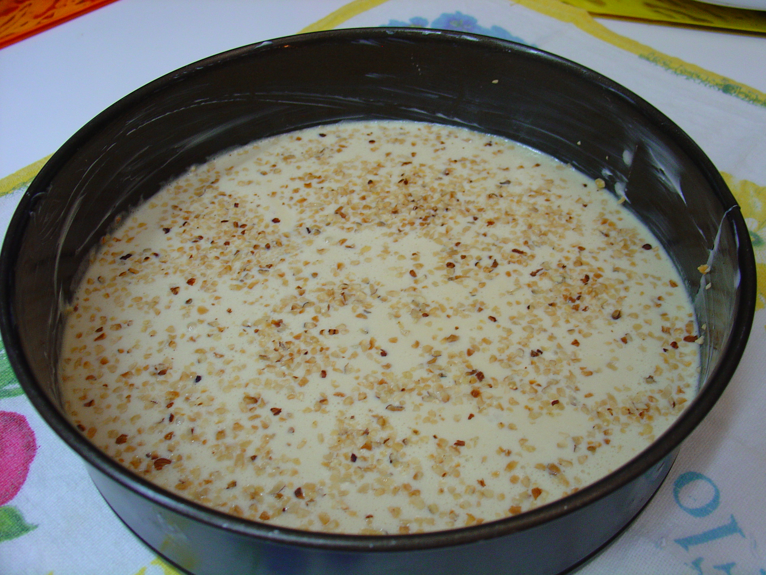 Clafoutis con pesche