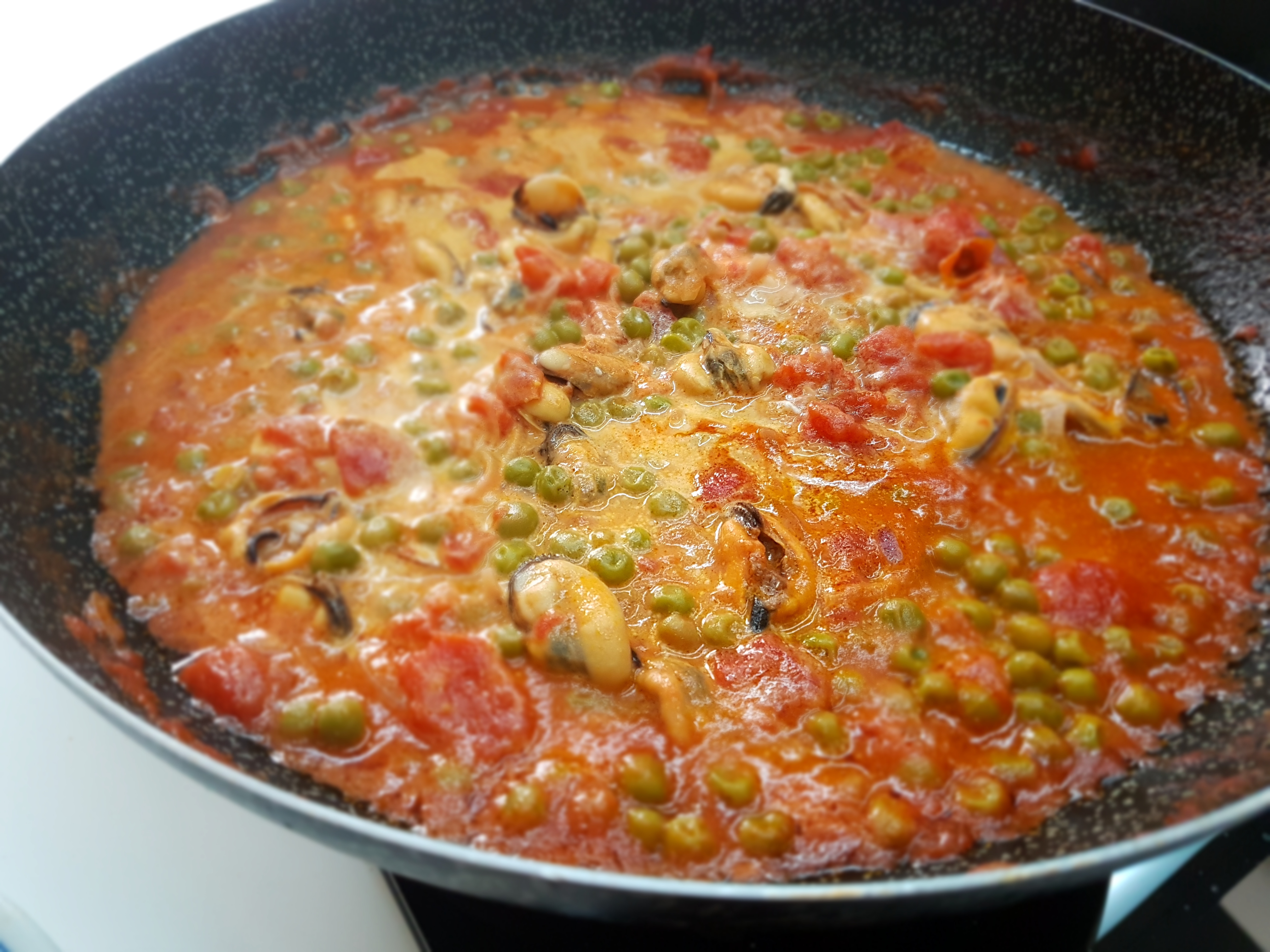 Fusilli armonia ( con cozze e piselli )