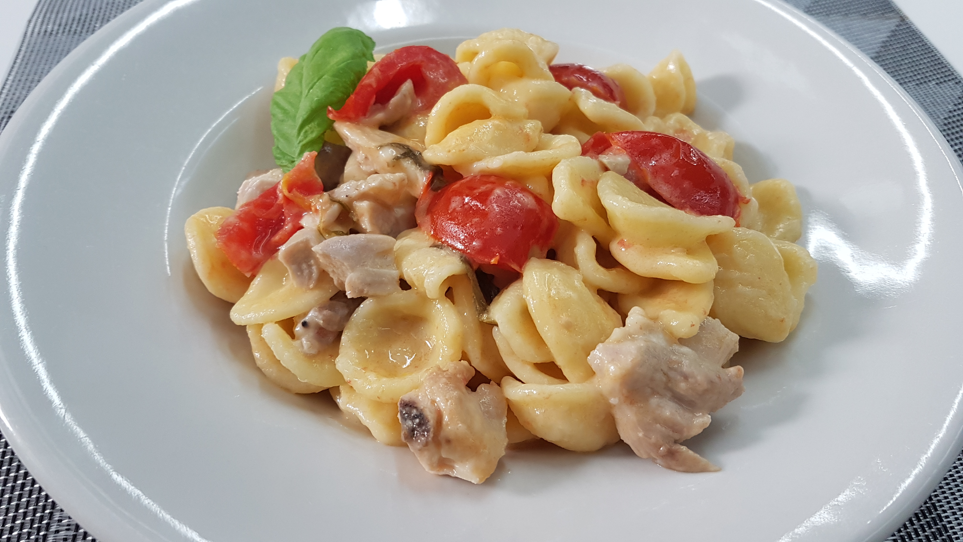 Paccheri scaloppati al vino