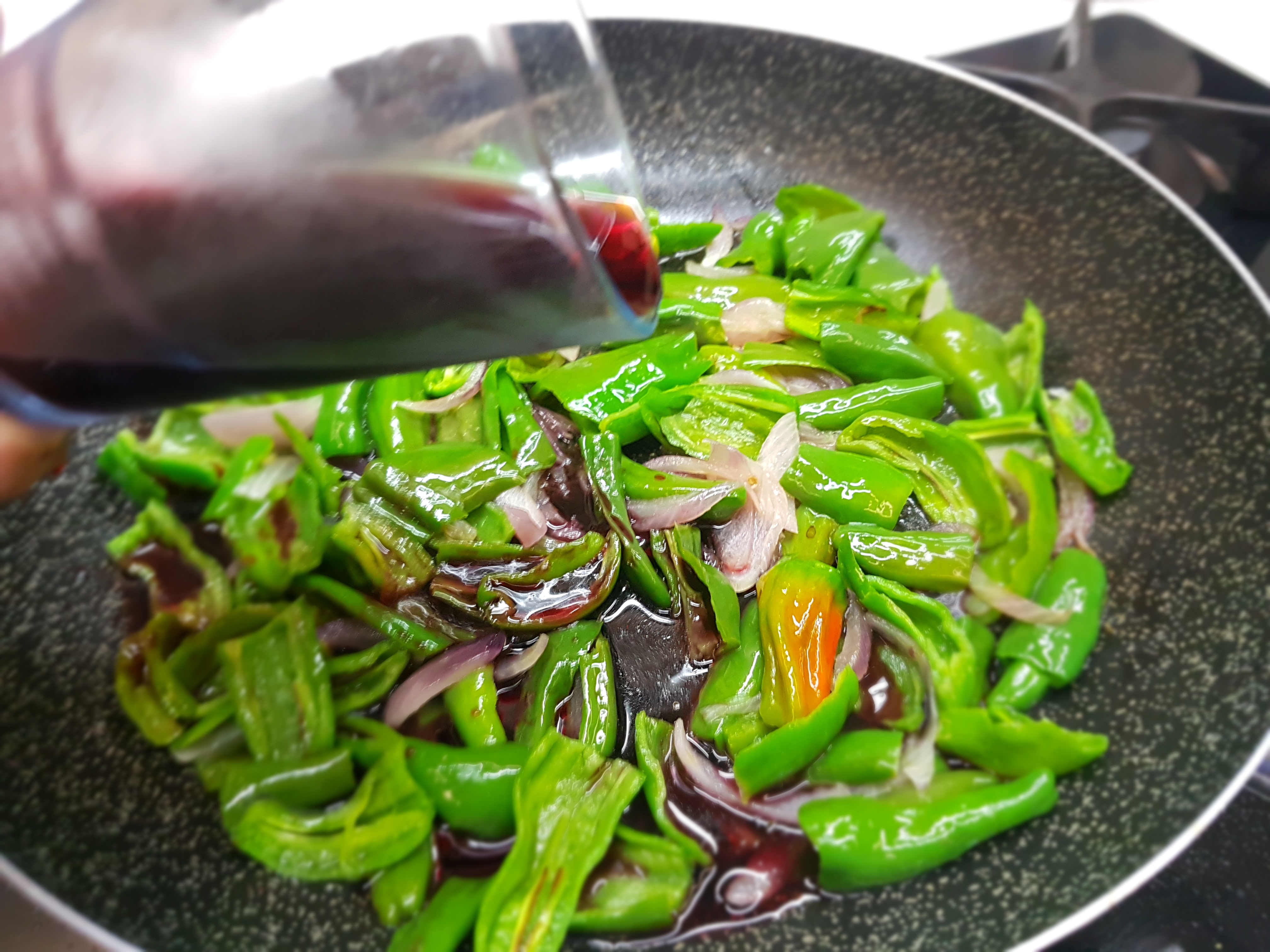 Paparlicchi e patate al forno ( Friggitelli )