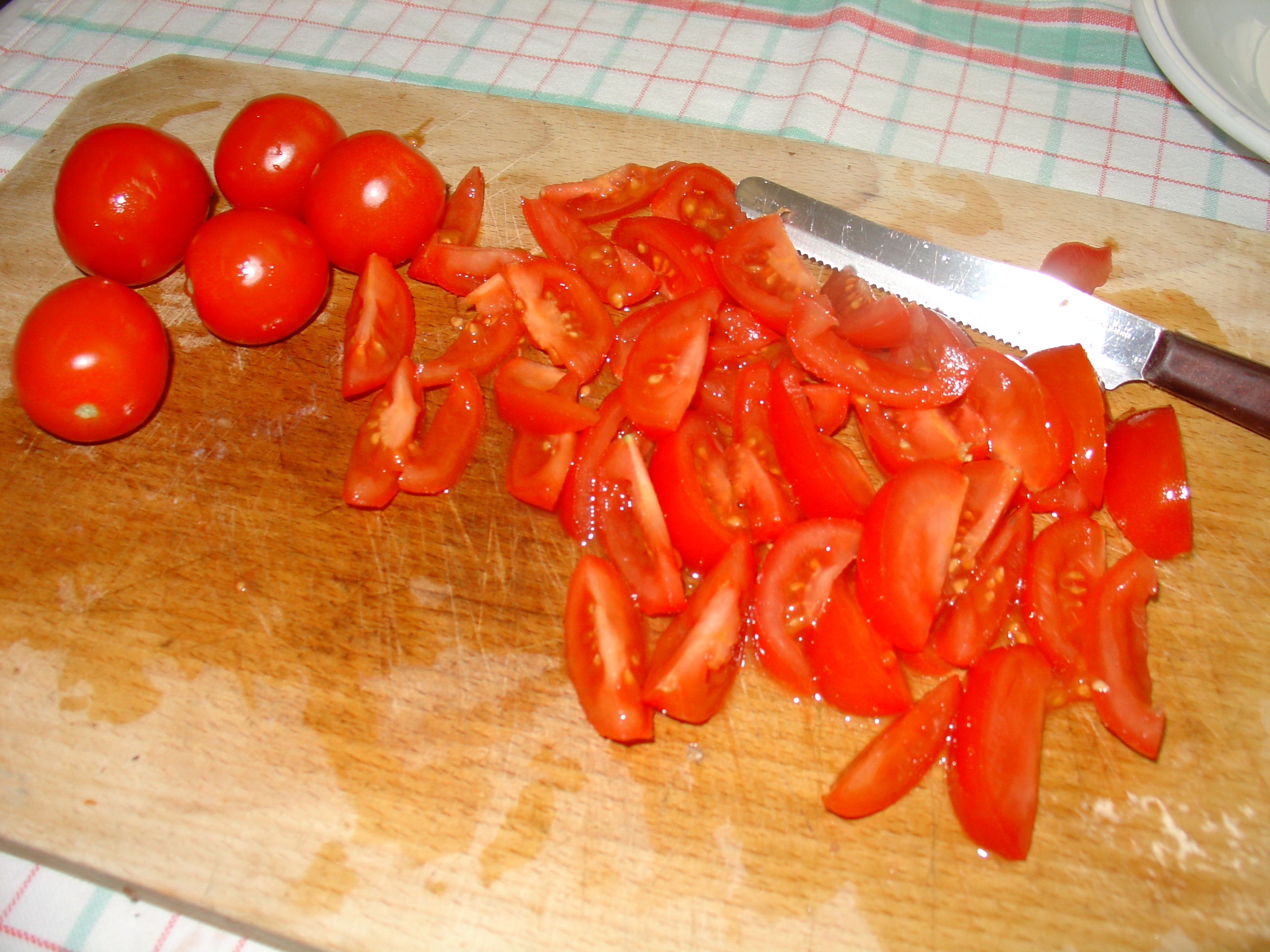 Penne crudaiola con funghi e zenzero
