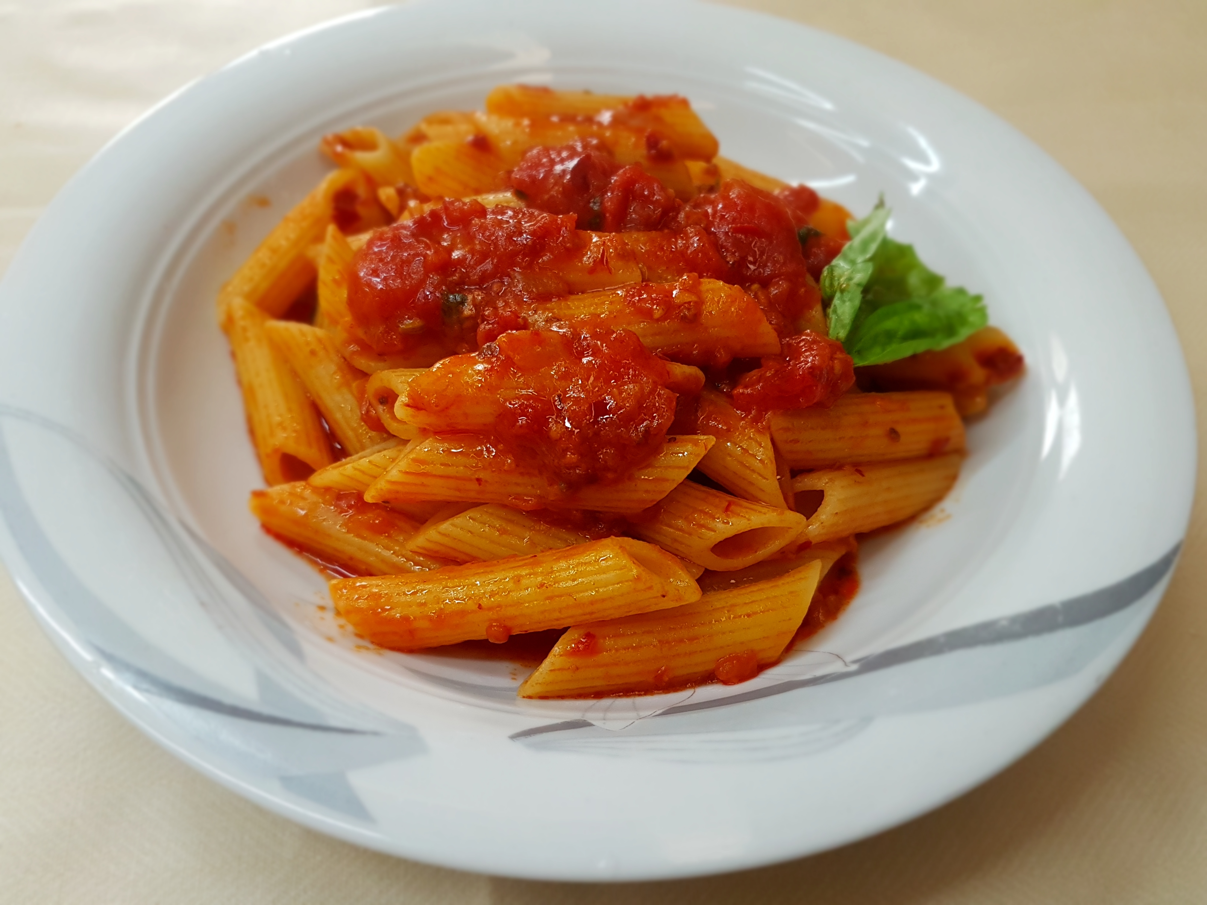 Penne al rosso con la 'nduja