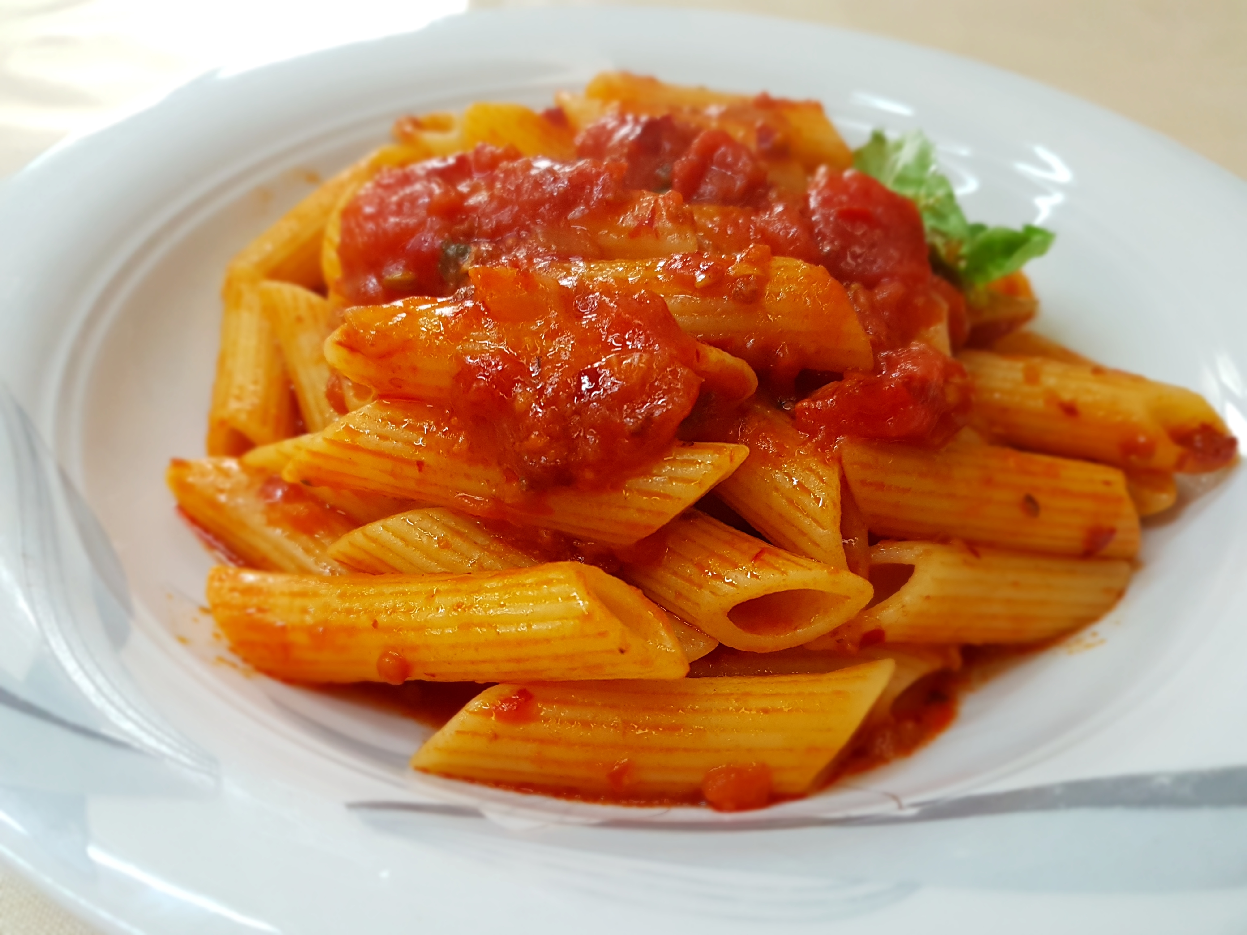 Penne al rosso con la 'nduja
