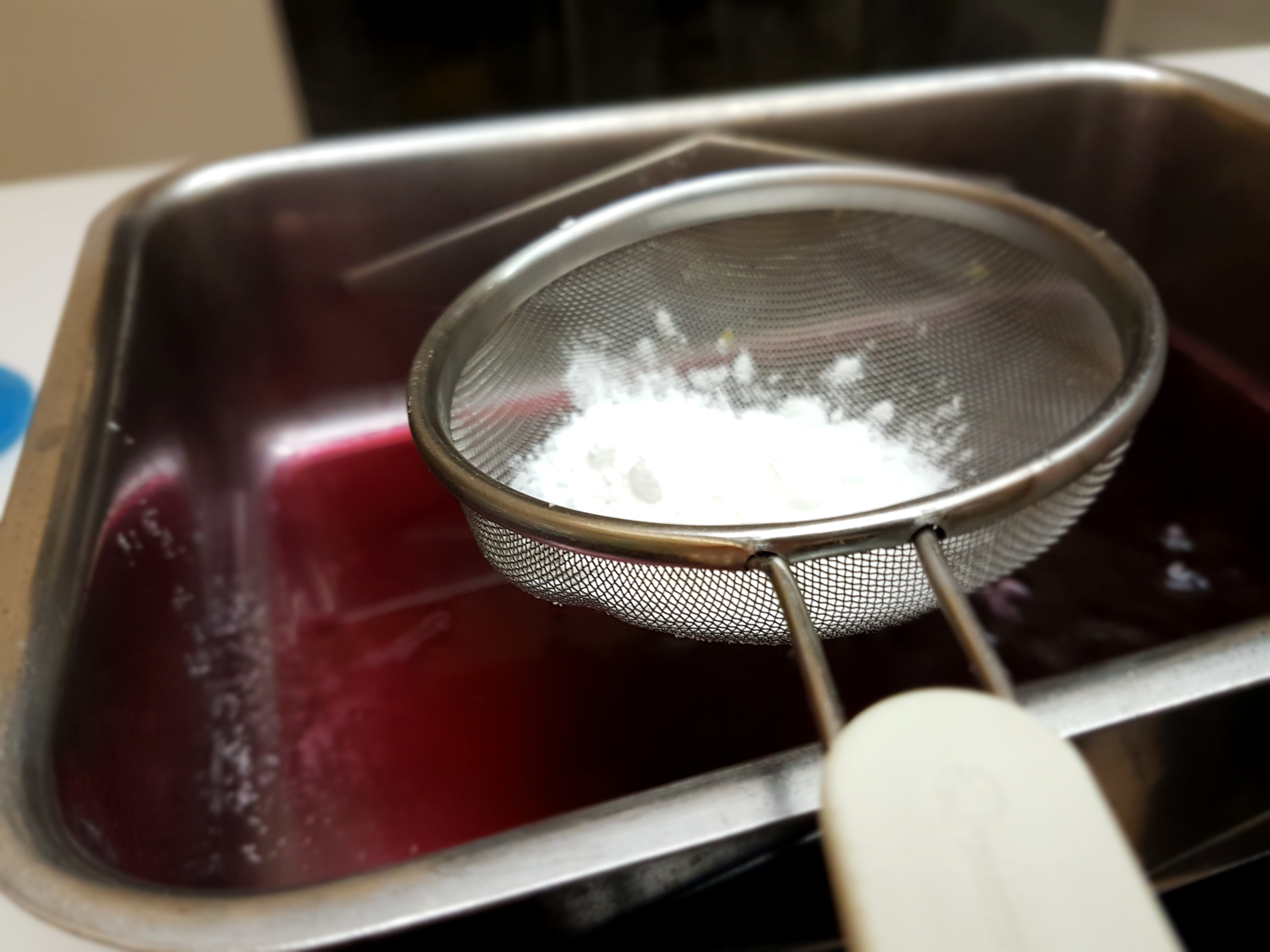 Pere in crema brulé al Nero di Troia