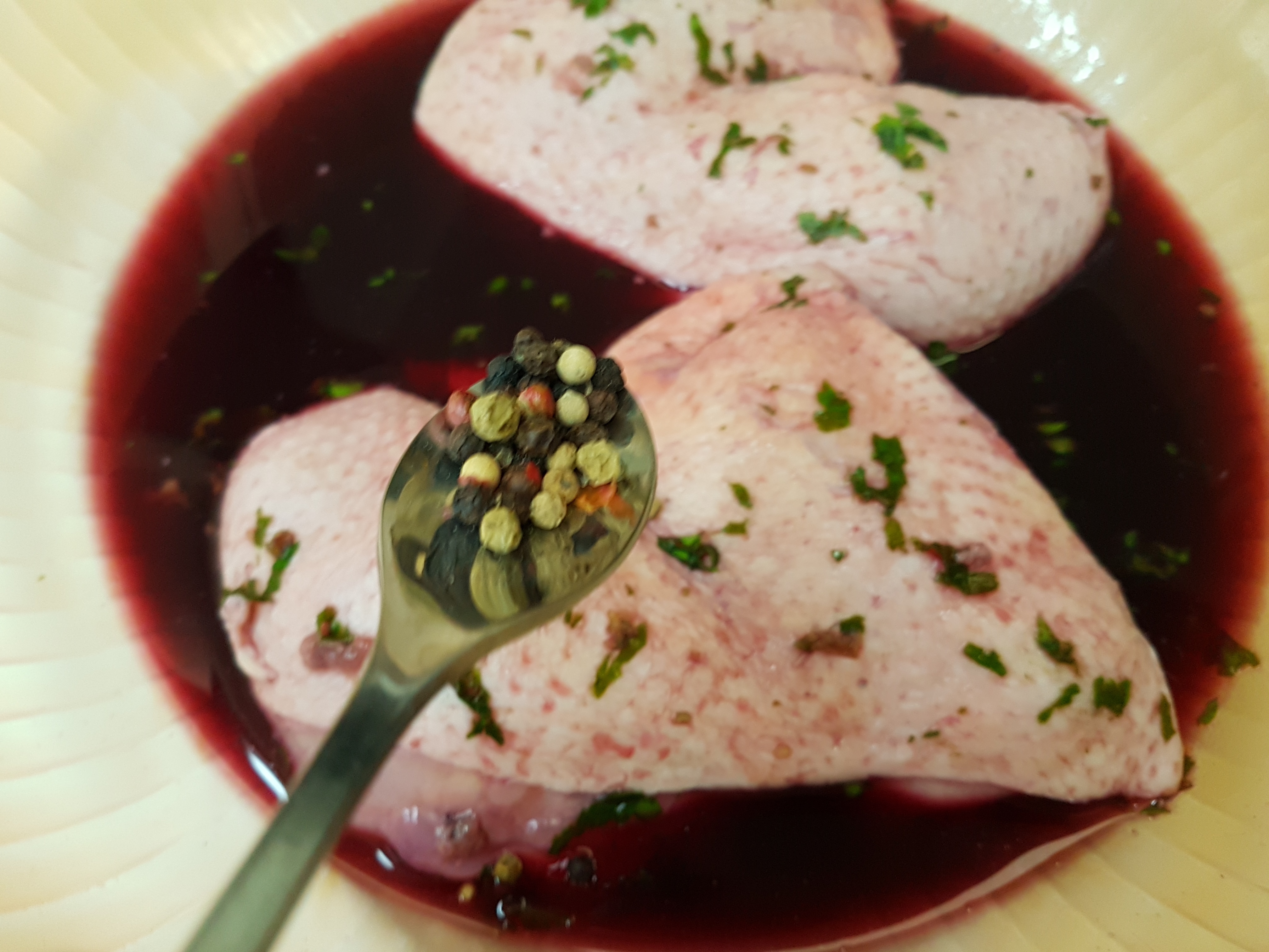 Pollo brulè al Nero di Troia