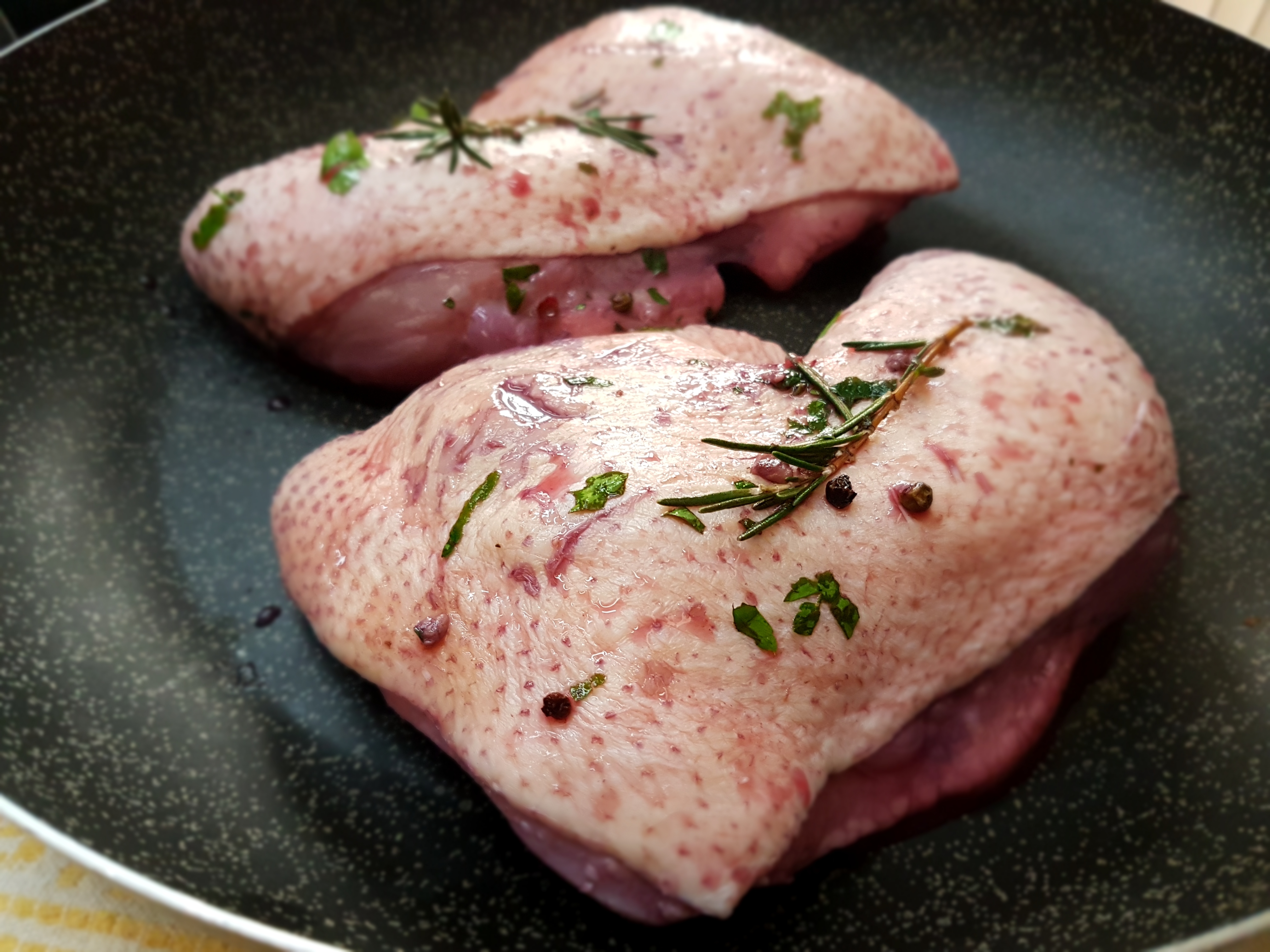 Pollo brulè al Nero di Troia