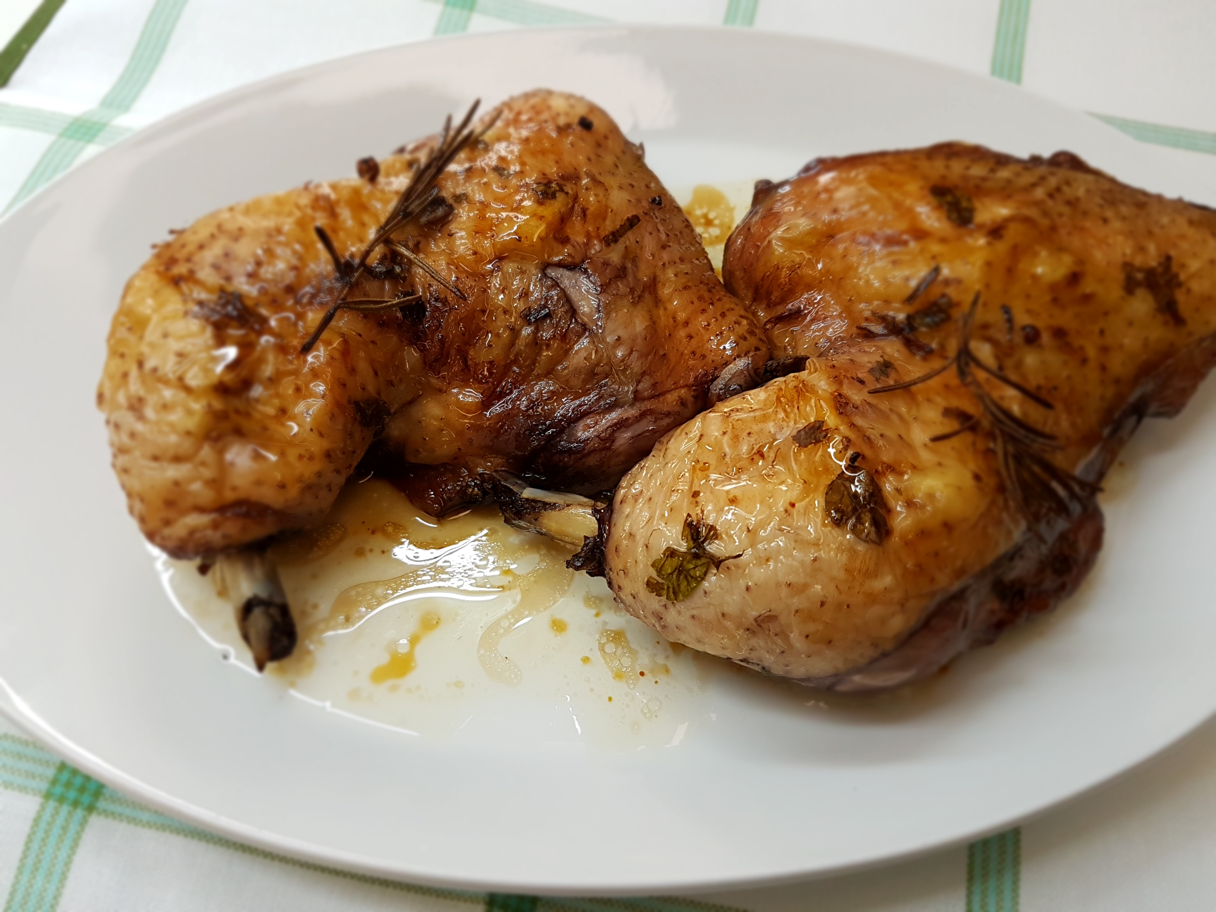 Pollo brulè al Nero di Troia