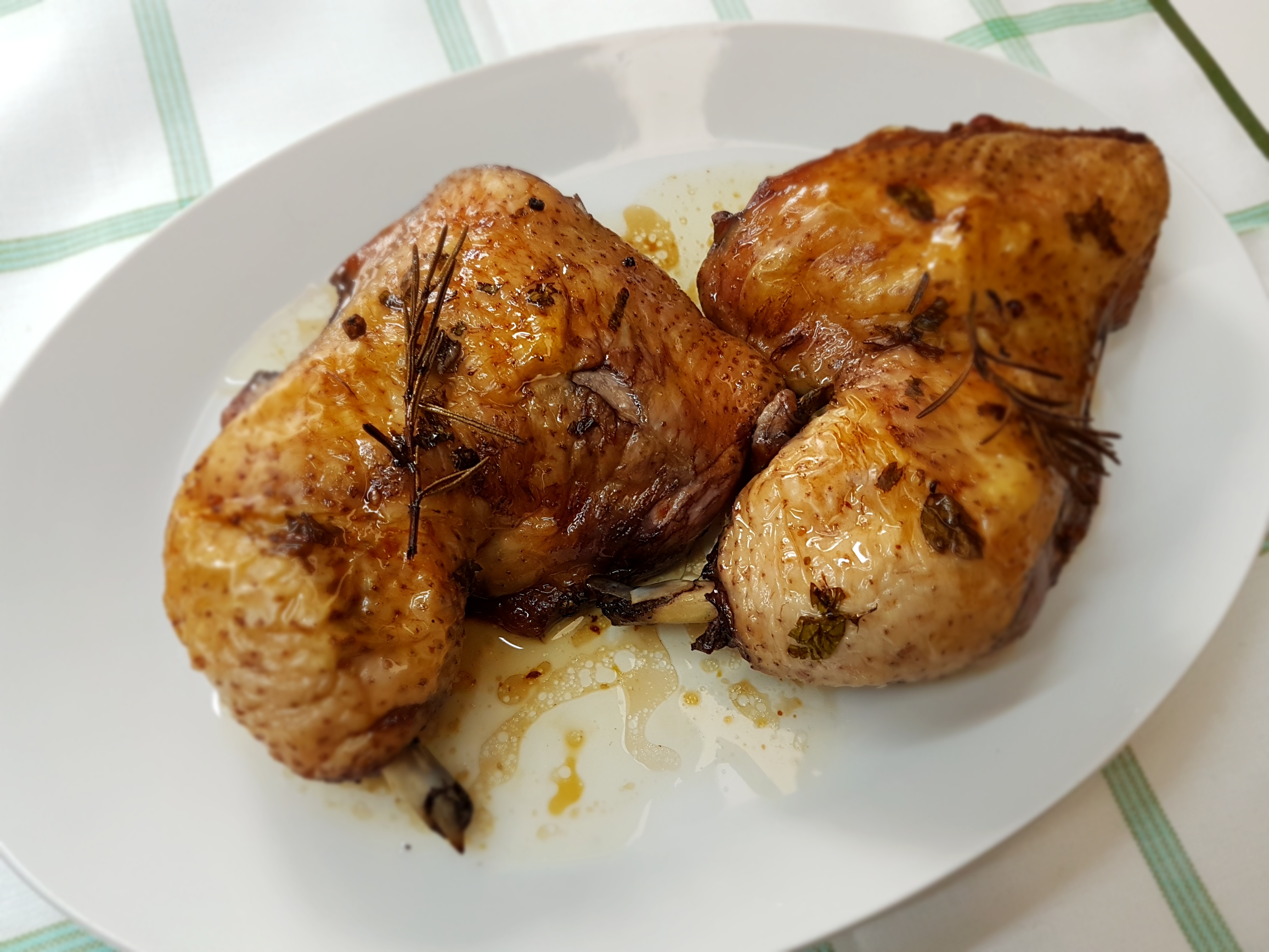 Pollo brulè al Nero di Troia