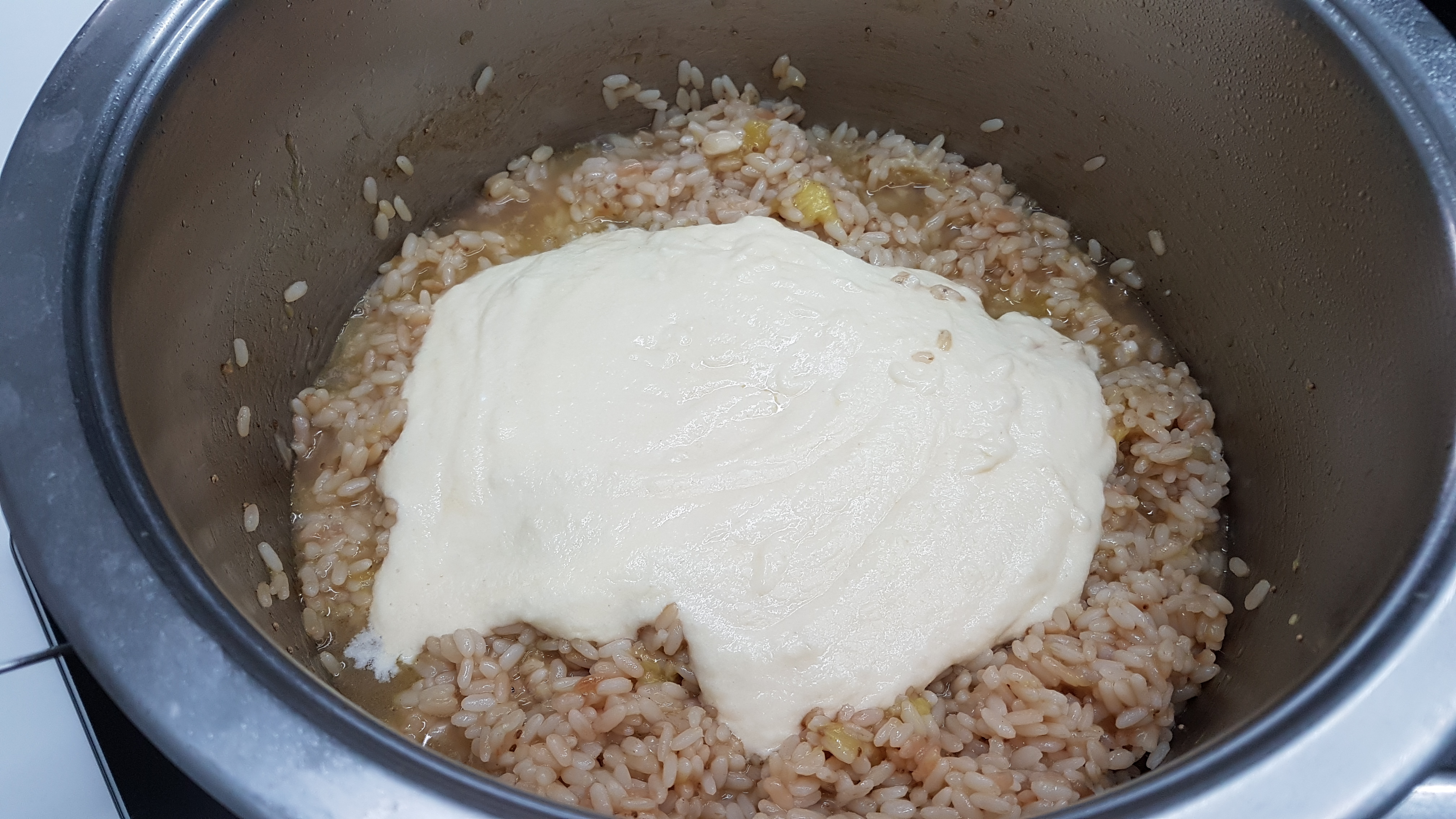 Risotto di fichi\ fioroni con fonduta