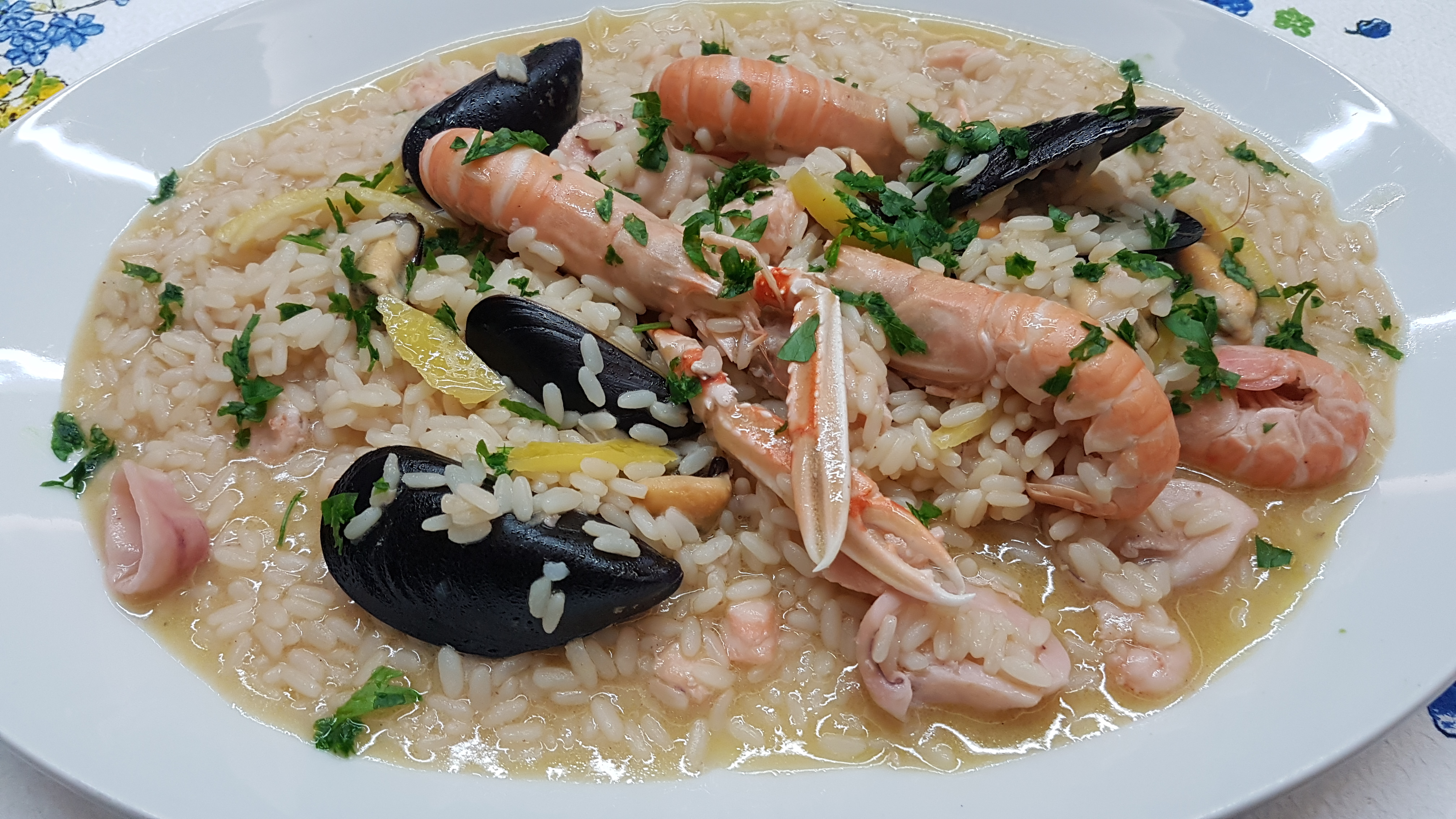 Risotto di mare al limone