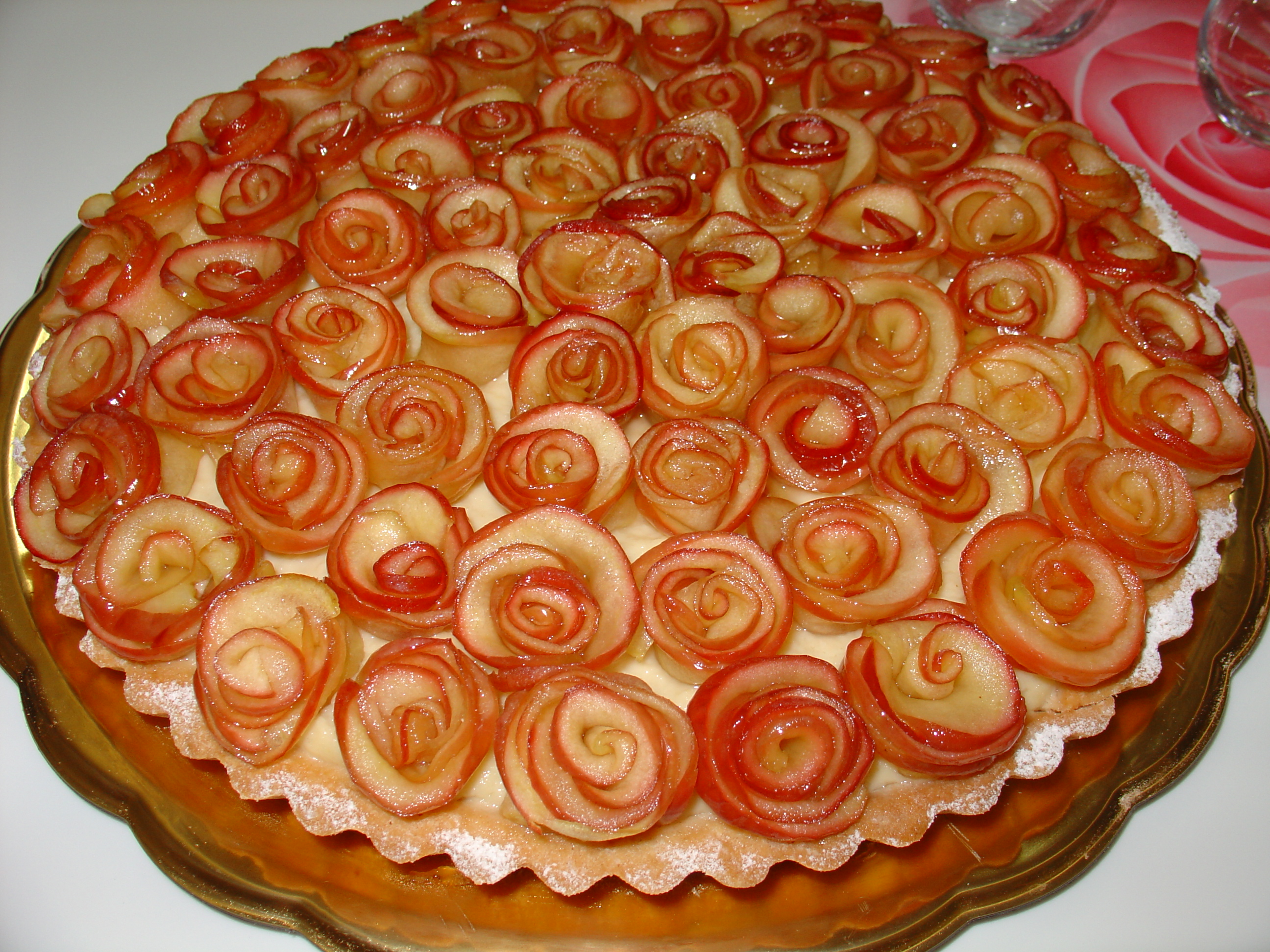 Roses cake