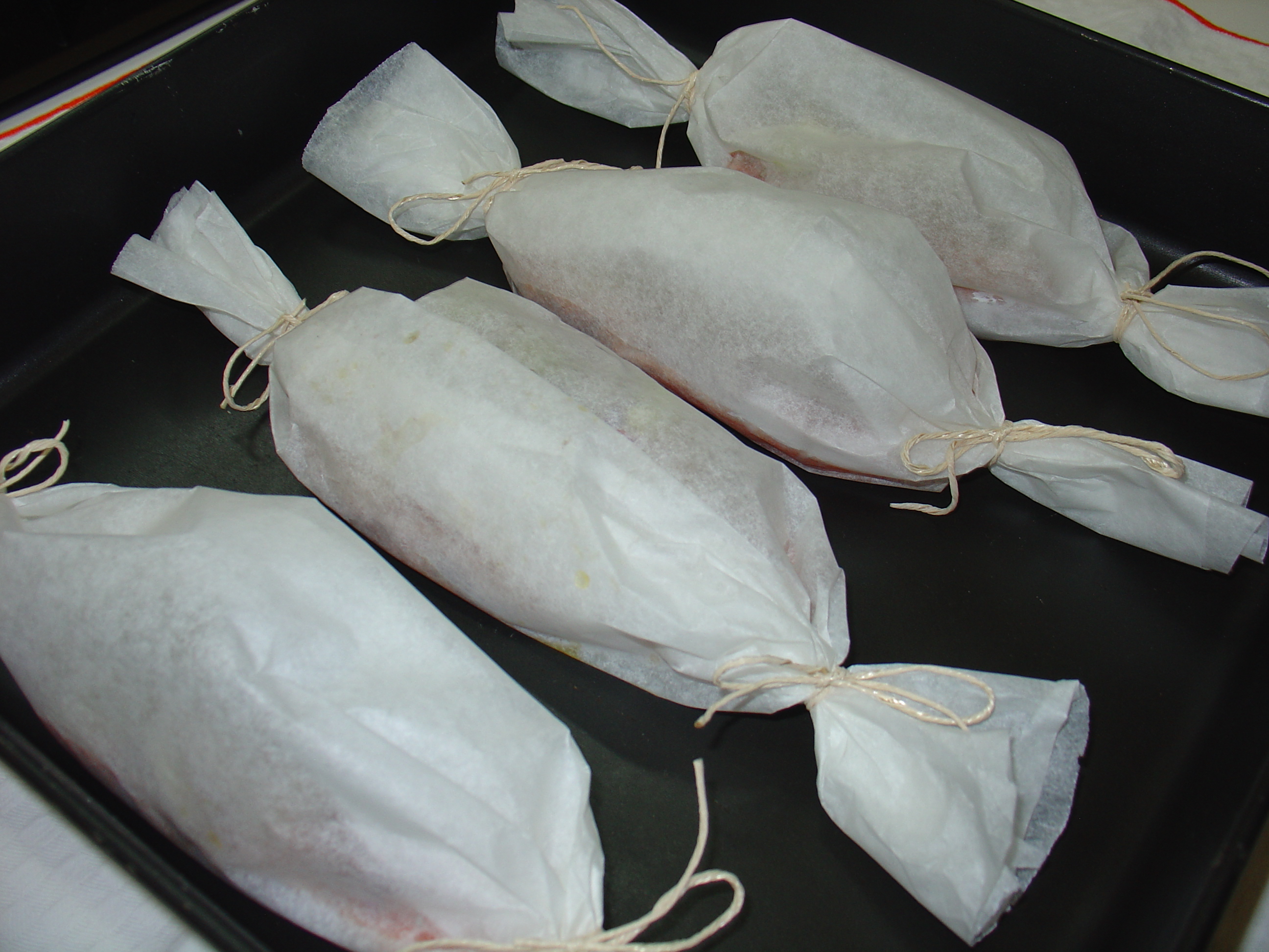 Salmone in cartoccio