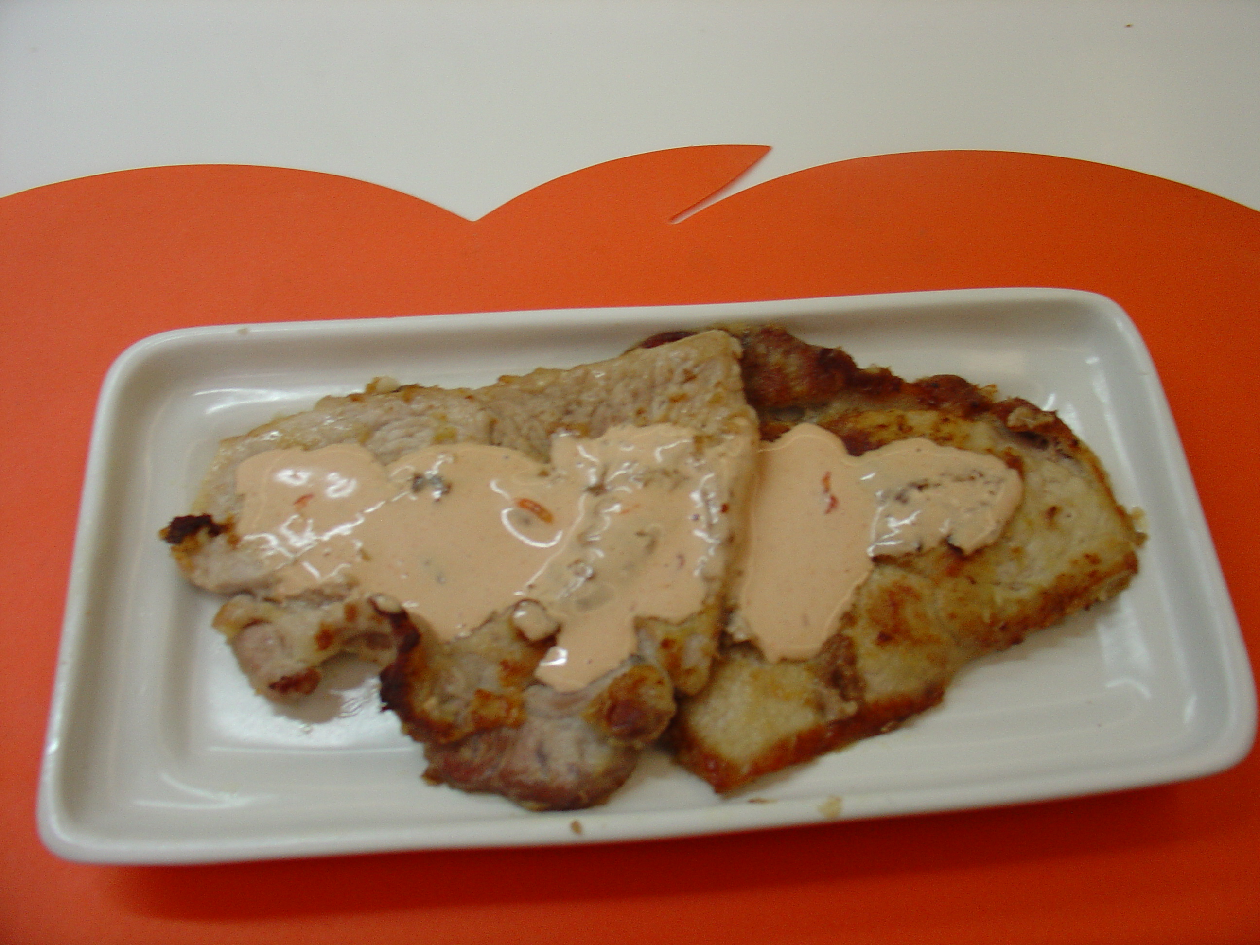 Scaloppine di vitello in salsa rosa