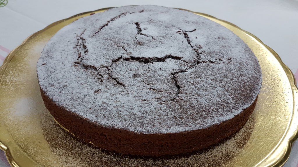 Torta all'acqua con cioccolato e pere ( by Annett )