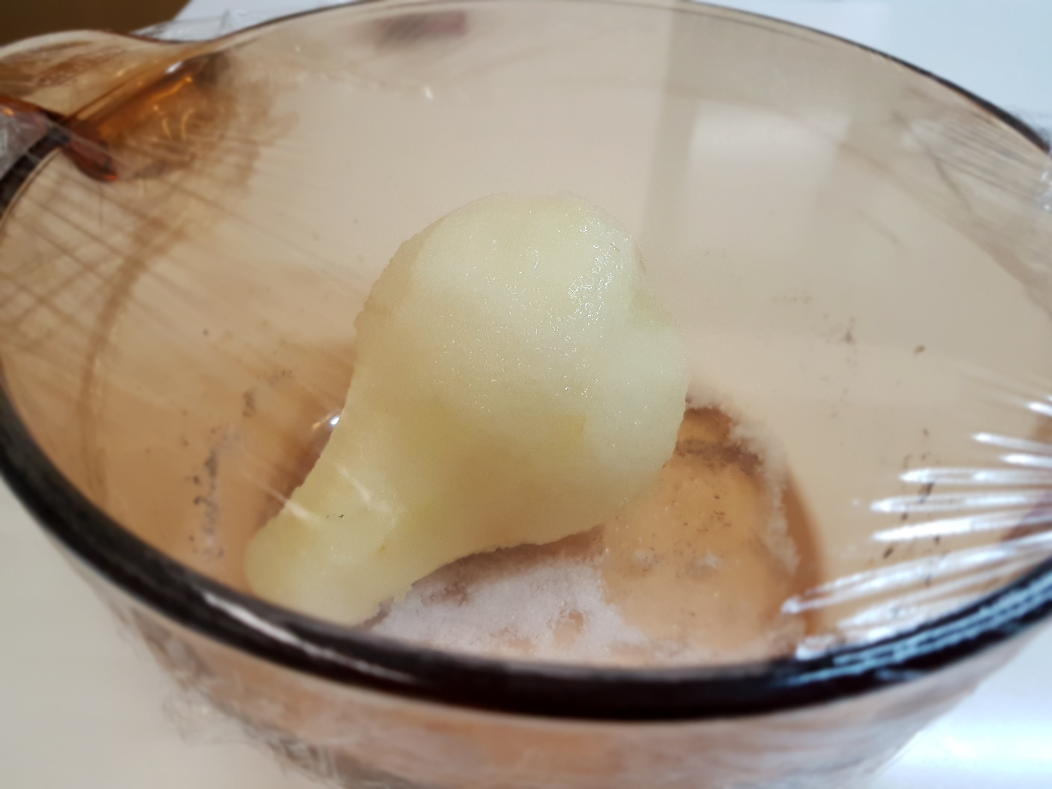 Torta delizia con pera e crema di pere