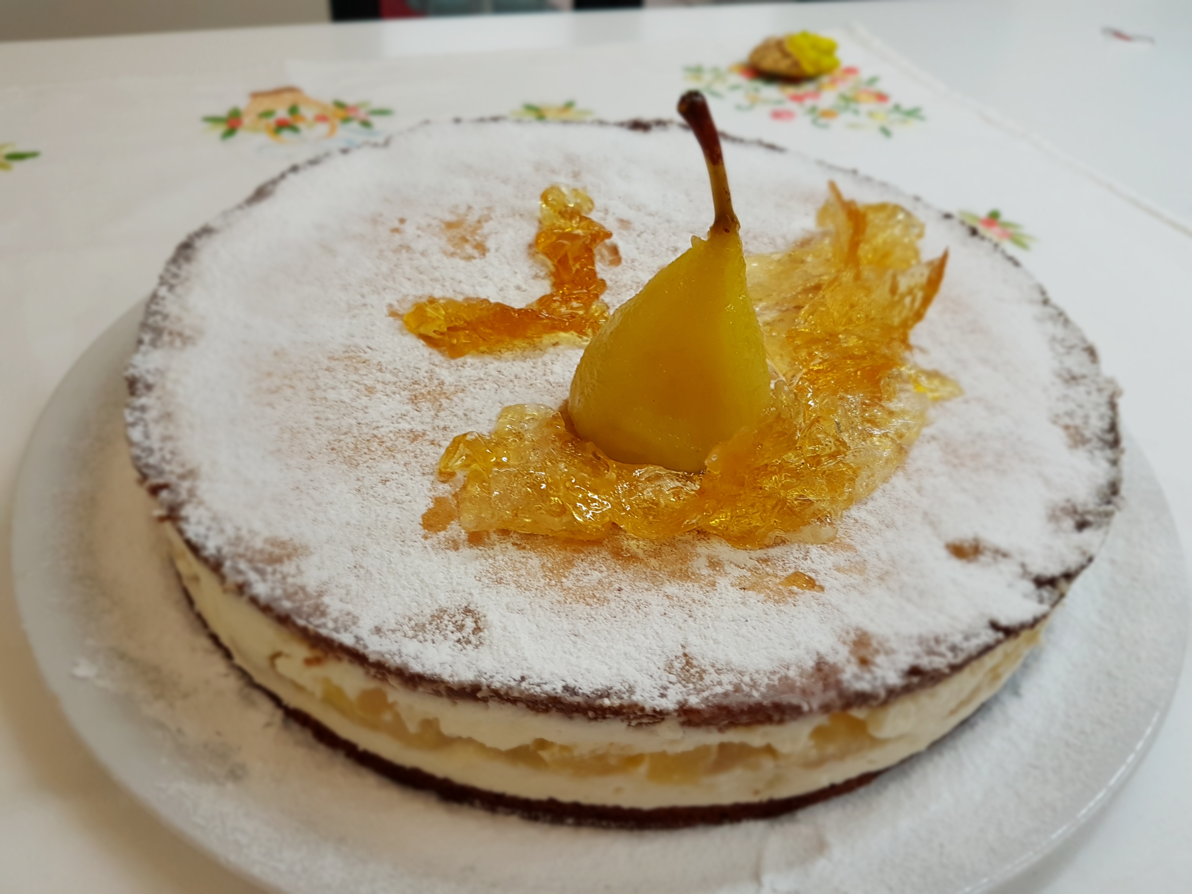 Torta ricotta e pere Amalfitana